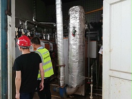 湖南长沙某液压工程有限公司选用诺贝思燃气蒸汽发生器，配套烧热水案例